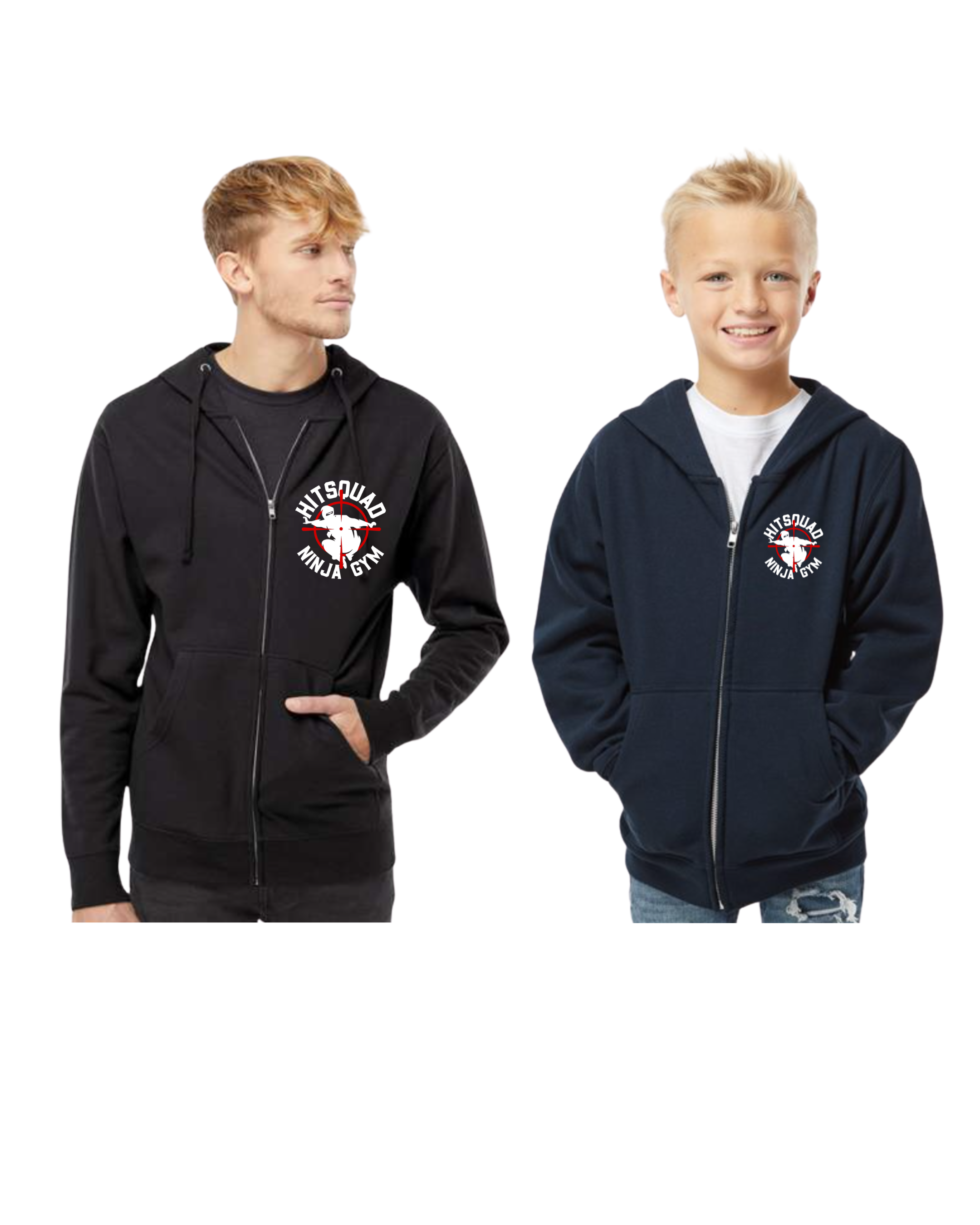 Zip Up Sweathshirts – Hitsquad Ninja Shop