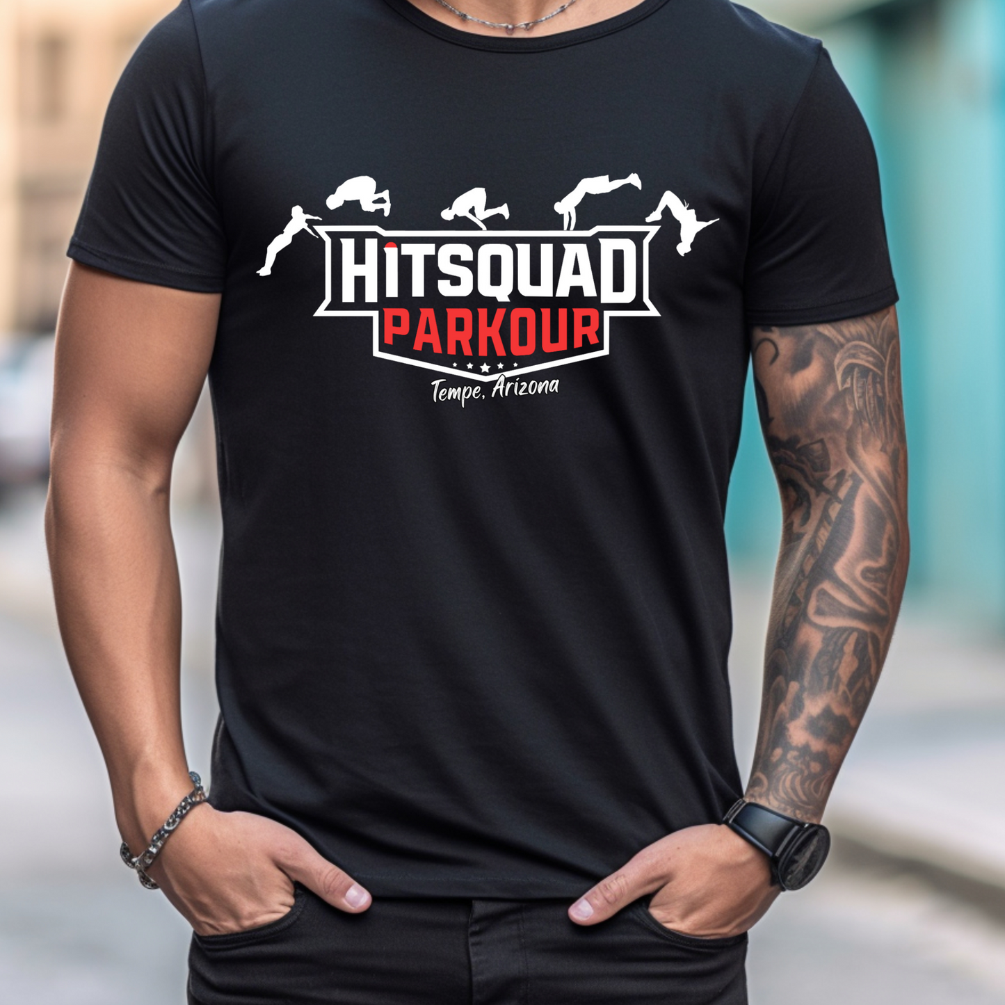 Adult Unisex Parkour Traditional Logo