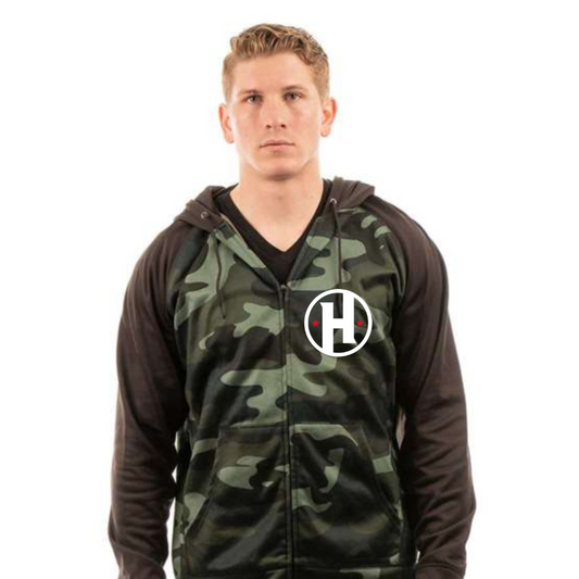 Burnside Zip Up Camo Jacket