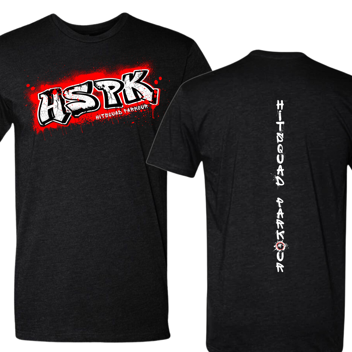 HSPK Splatter Logo-Double Sided Vertical