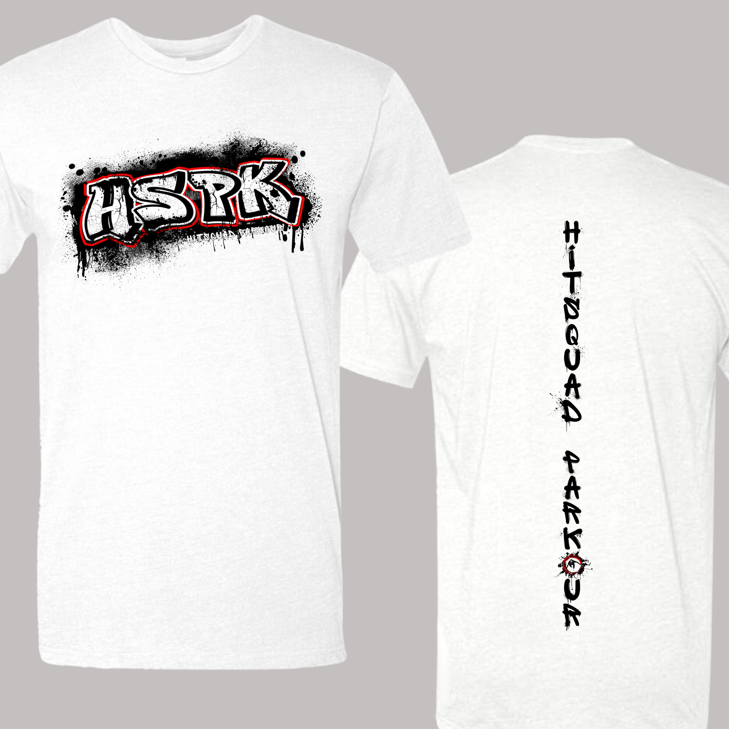 HSPK Splatter Logo-Double Sided Vertical