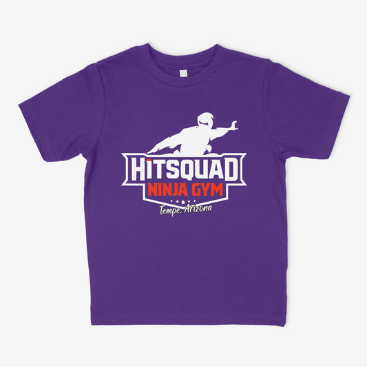 Youth Purple Rush Traditional Logo T-Shirt