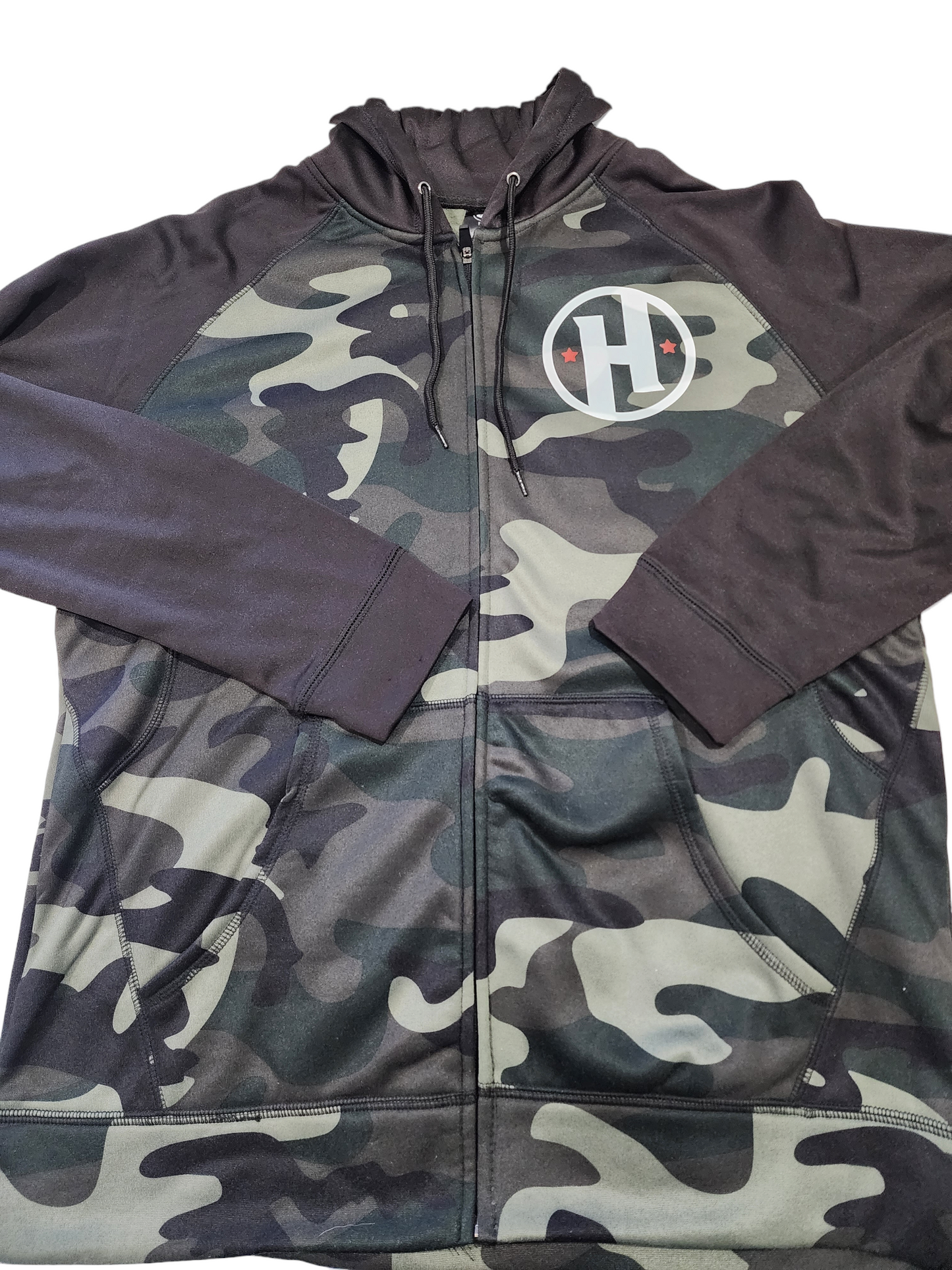 Burnside Zip Up Camo Jacket