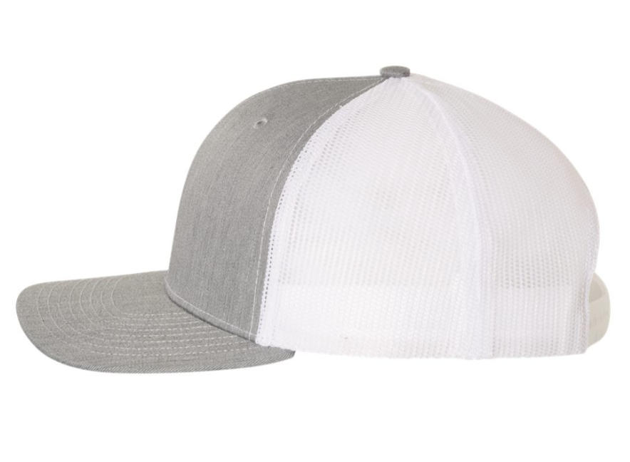 Richardson 112 YOUTH Heather Grey-White