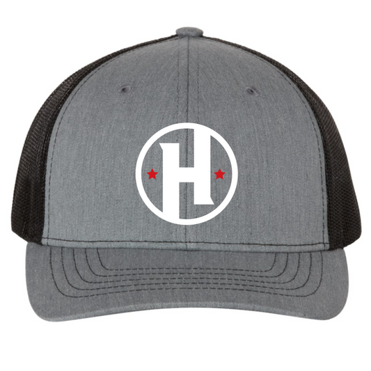 Richardson 112 YOUTH Heather Grey-Black