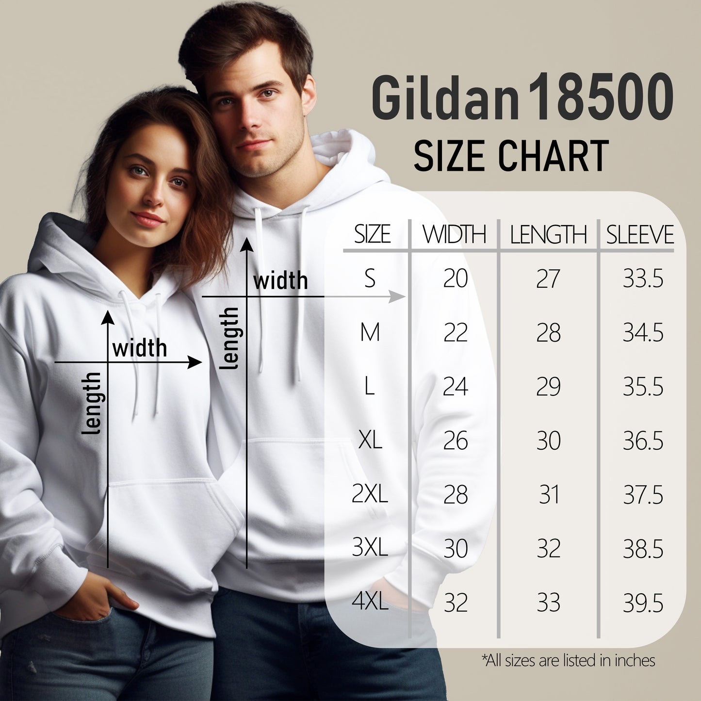 Adult Black Gildan Hooded Sweatshirt