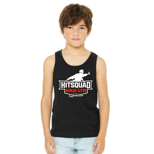 Youth Unisex Black Tank Traditional Logo